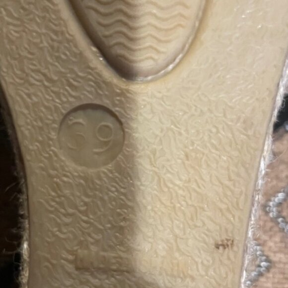 Toni Pons Valencia Black Linen Wedge Espadrille, size 39 (8.5) - Picture 5 of 8